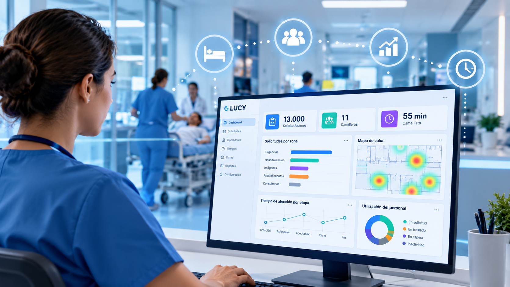 Eficiencia hospitalaria con LUCY